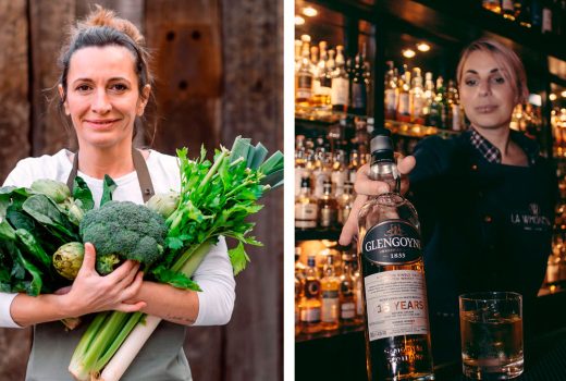 Entre raíces exóticas, verduras de temporada y mujeres que disfrutan del whisky