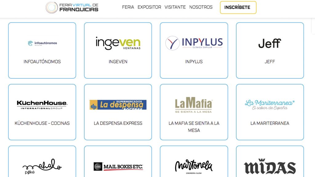 Feria Virtual de Franquicias Jueves