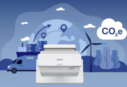 calculadora interactiva de emisiones de CO2e para proyectores Epson