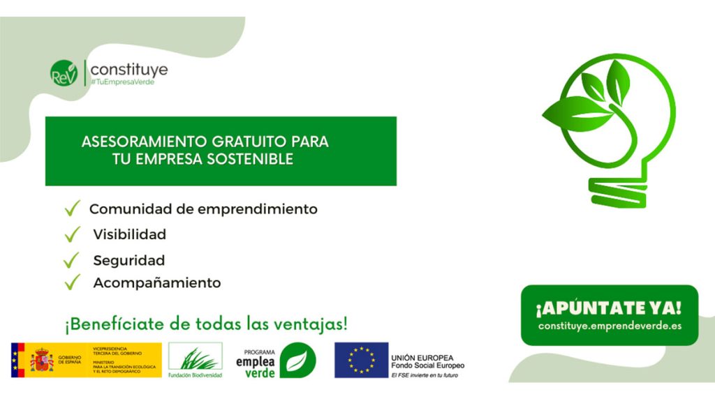 Constituye #TuEmpresaVerde, la mejor ayuda para crear tu negocio afín a la biodiversidad