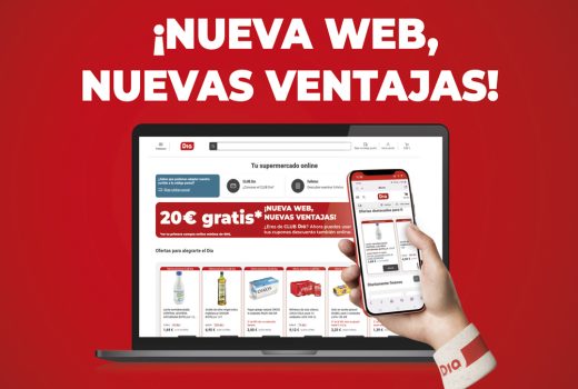 Nueva página web de Dia