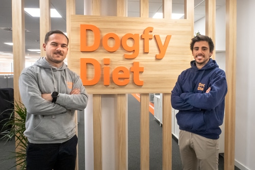 Gonzalo Noy y Sergi Font, de Dogfy Diet