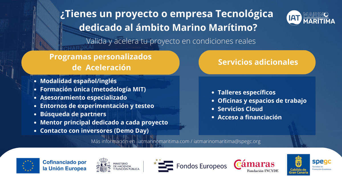 II Edición del Programa de Aceleración de IAT Marino-Marítima