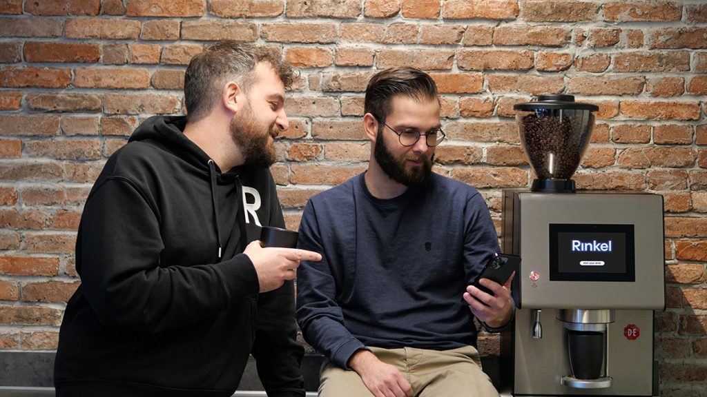 Jeroen y Jesper, fundadores de Rinkel, en sus oficinas de Róterdam