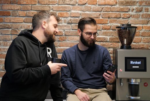 Jeroen y Jesper, fundadores de Rinkel, en sus oficinas de Róterdam