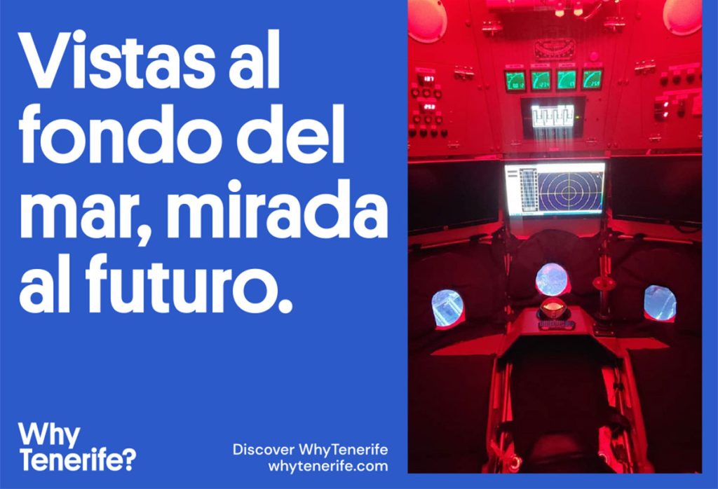 El submarino que aportará turismo, investigación, sostenibilidad y rodajes a Tenerife