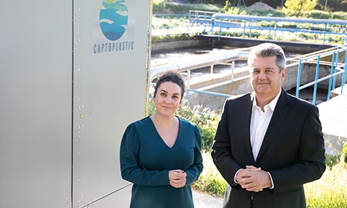 Raquel Parra e Ismael Olmedo, CTO y CEO de Captoplastic.