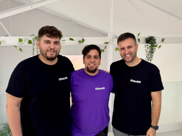 Equipo fundador de la startup Kloutit, que ha levantado 540.000 euros en una ronda de financiación
