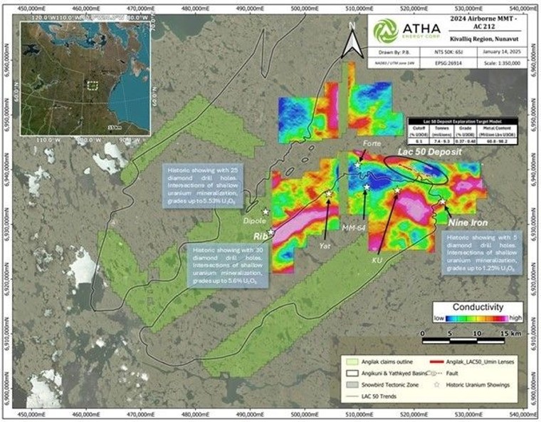El estudio geofísico del proyecto de uranio Angilak aumenta con éxito la profundidad del yacimiento