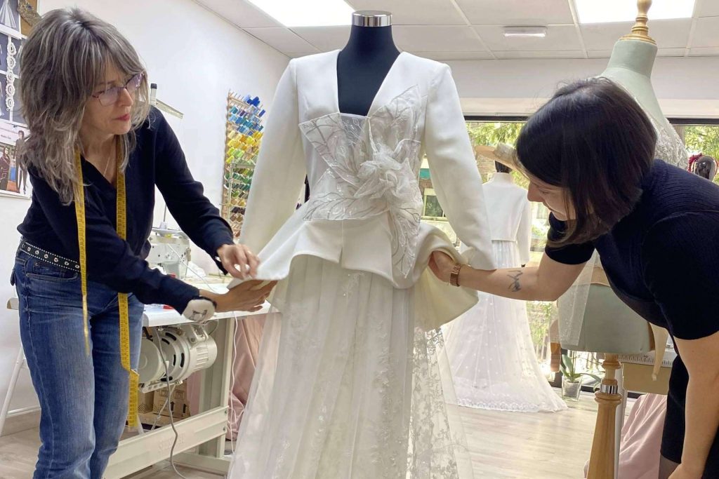 Visitando el Atelier de novia más de moda de la capital, Valérie Moreau Novias