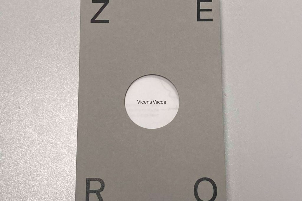 ZERO, el nuevo libro de Vicens Vacca, llega tras 20 años en el cajón