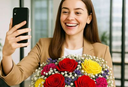 El video mensaje llega a los ramos de flores; la propuesta pionera de teleROSA