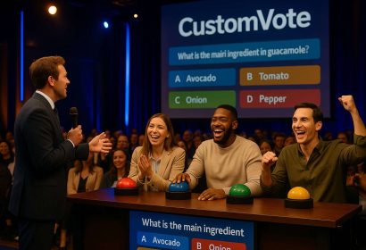 Custom Vote transforma concursos en directo con pulsadores interactivos y experiencias gamificadas a medida