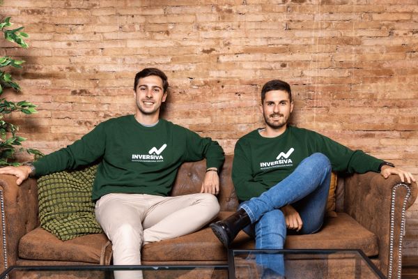 Juanlu Cruz y David García, cofundadores de la startup Inversiva