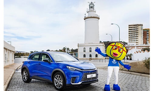 LEXUS LBX en Málaga con la Billie Jean King Cup