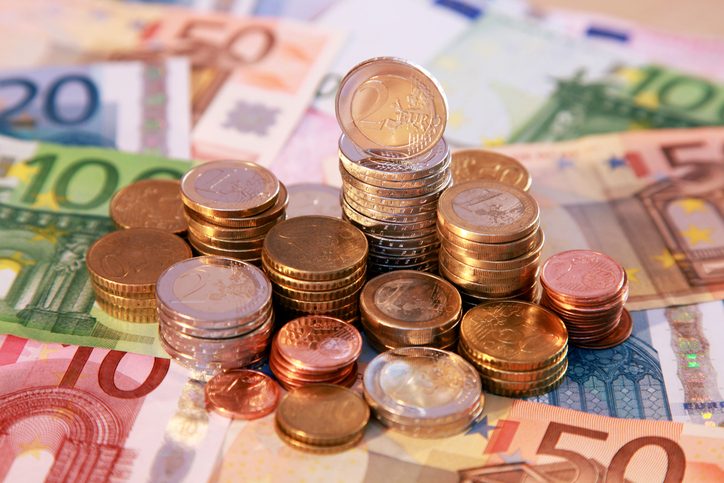 Ratio de liquidez de las empresas. Dinero en euros