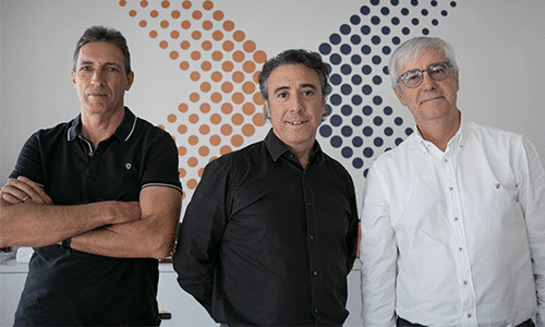Lluis Sánchez, Jaume Rey e Ismael Sancha, responsables de Nexiona.