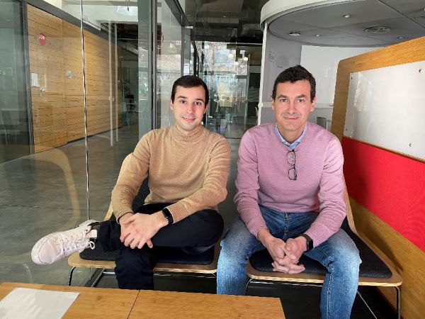 Albert Martínez (izquierda) y Oriol Vinzia, fundadores de Peimi