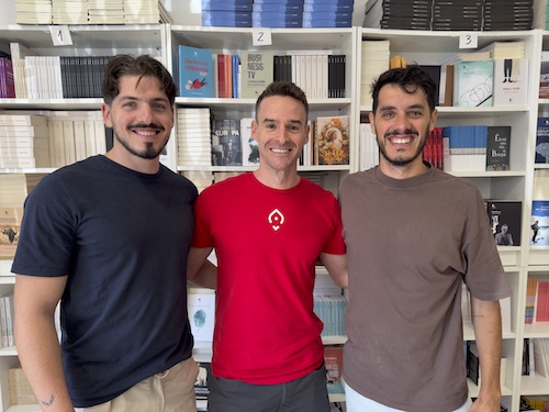 Javier Nieto, Luis Díaz del Dedo y Roberto Pérez, de Grupo Product Hackers