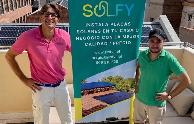 Sergio Balcells y Sergi Sans, cofundadores de Solfy