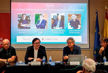 Los profesores: Manuel Robledo, José Luis Nieto, Carlos Crespo y Nino Redruello.